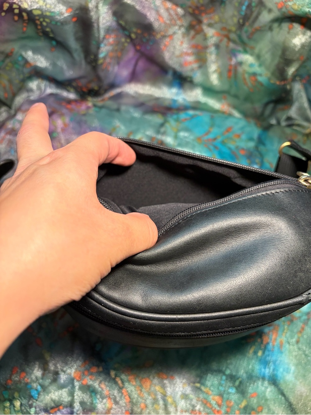 VINTAGE COACH black Belt Bag
Fanny Pack GloveTanned
Leather 0515 - Picture 3 of 7